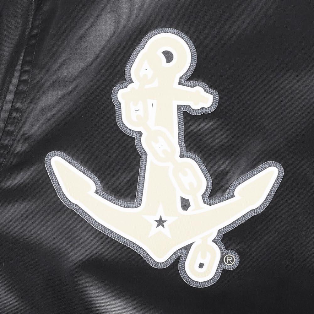 imagePro Standard NCAA mens Mens College Classic Chenille Satin JacketBlack
