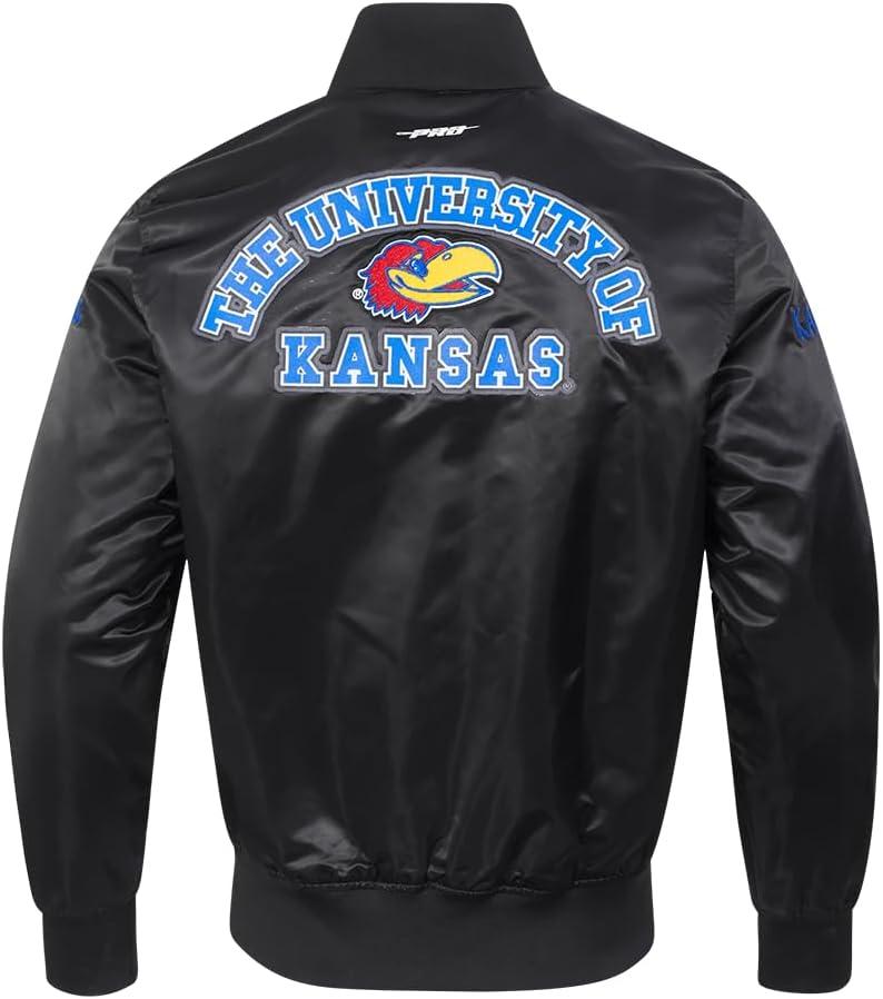 imagePro Standard NCAA mens Mens College Classic Chenille Satin JacketBlack