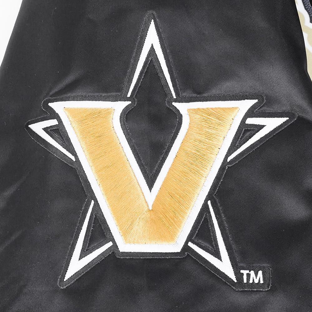 imagePro Standard NCAA mens Mens College Classic Chenille Satin JacketBlack