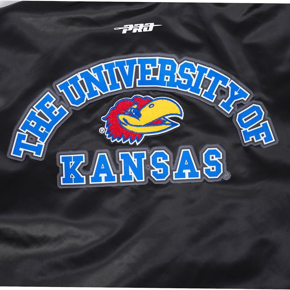 imagePro Standard NCAA mens Mens College Classic Chenille Satin JacketBlack