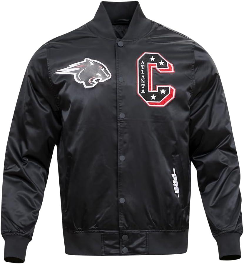 imagePro Standard NCAA mens Mens College Classic Chenille Satin JacketBlack