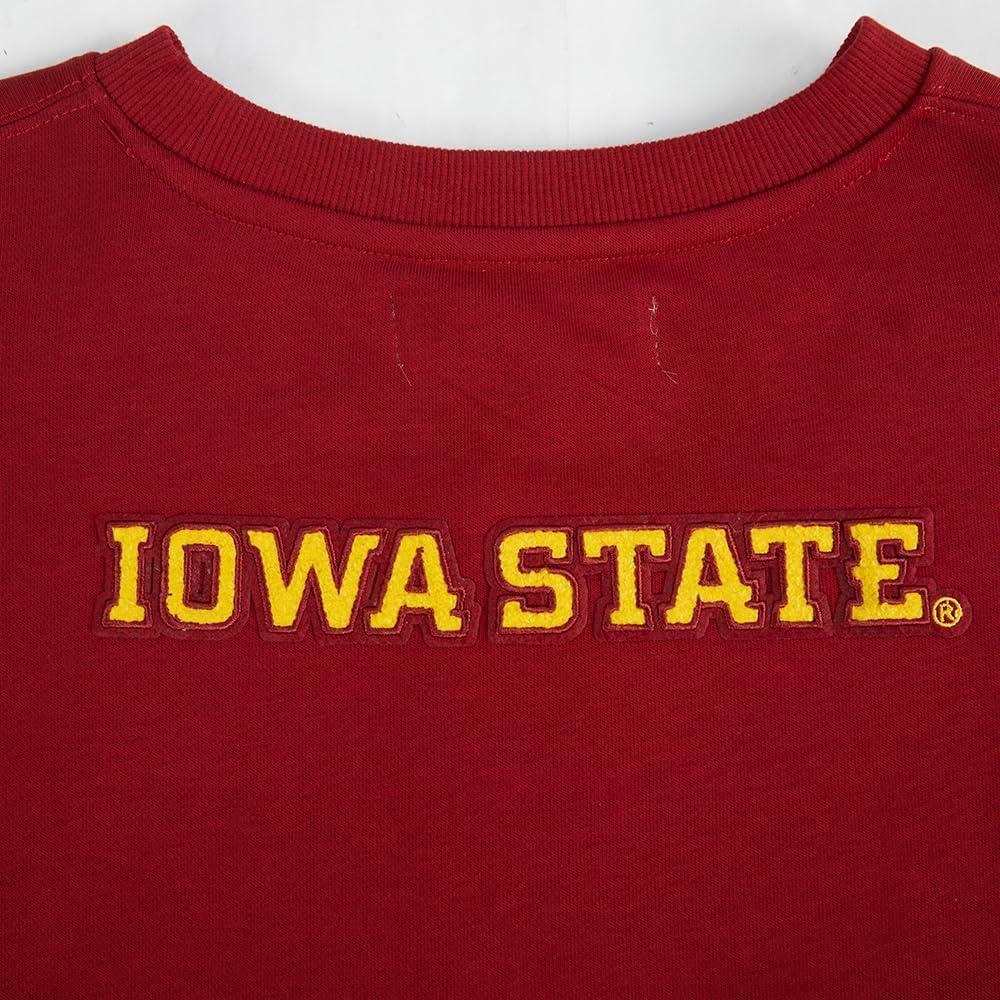 imagePro Standard NCAA womens Womens College Classic Essentials Brushed Back French Terry Crewneck SweatshirtCardinal Red