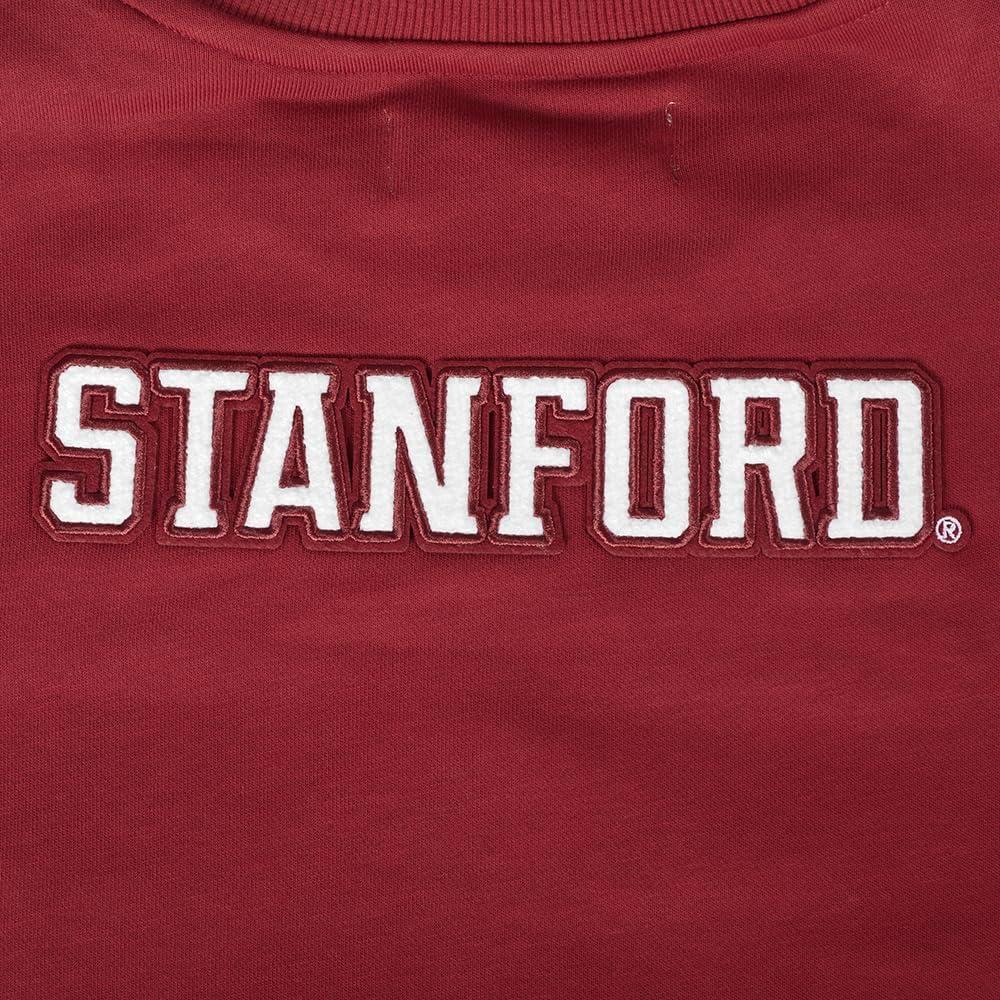 imagePro Standard NCAA womens Womens College Classic Essentials Brushed Back French Terry Crewneck SweatshirtCardinal Red