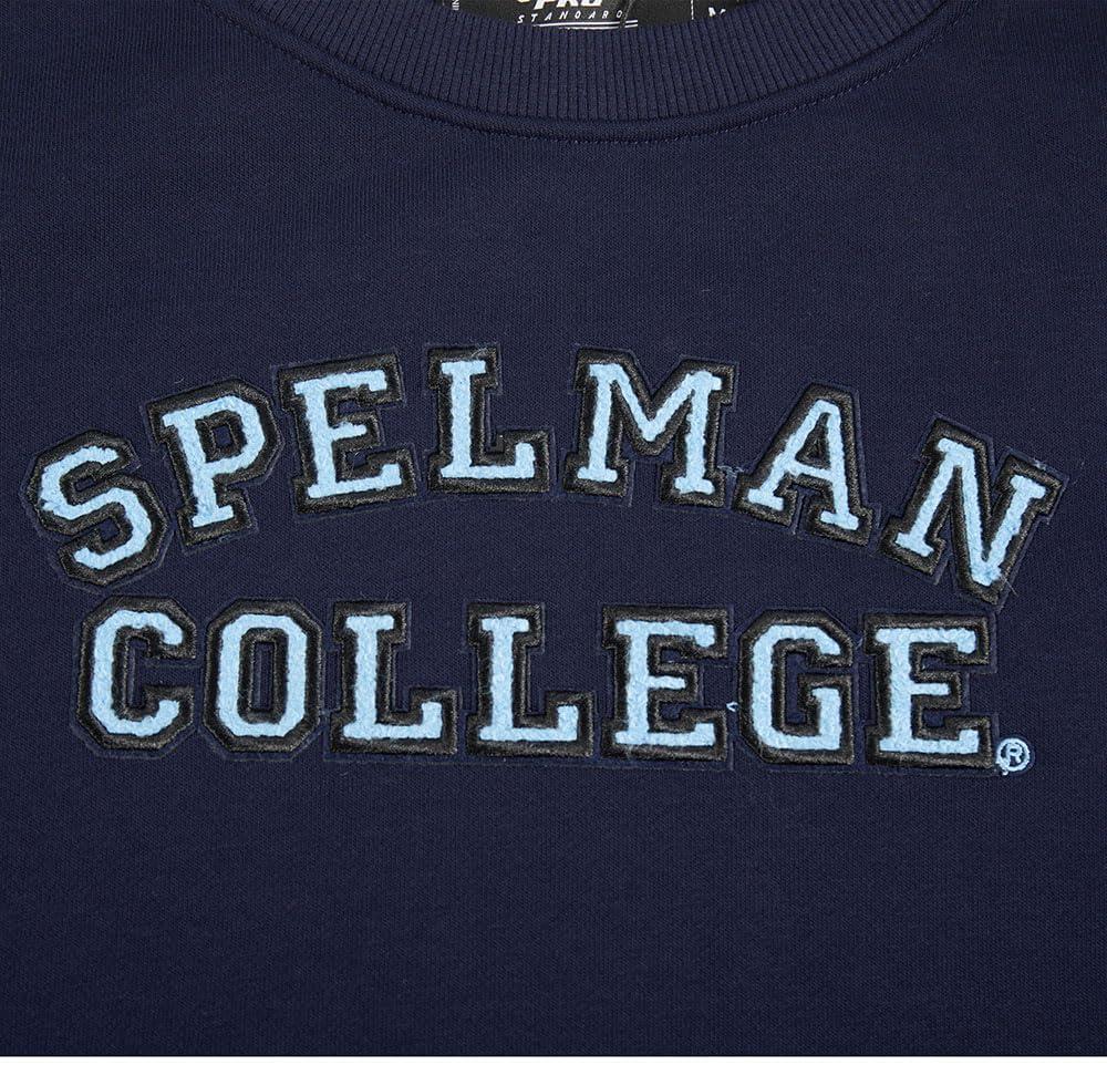 imagePro Standard NCAA womens Womens College Classic Essentials Brushed Back French Terry Crewneck SweatshirtMidnight Navy