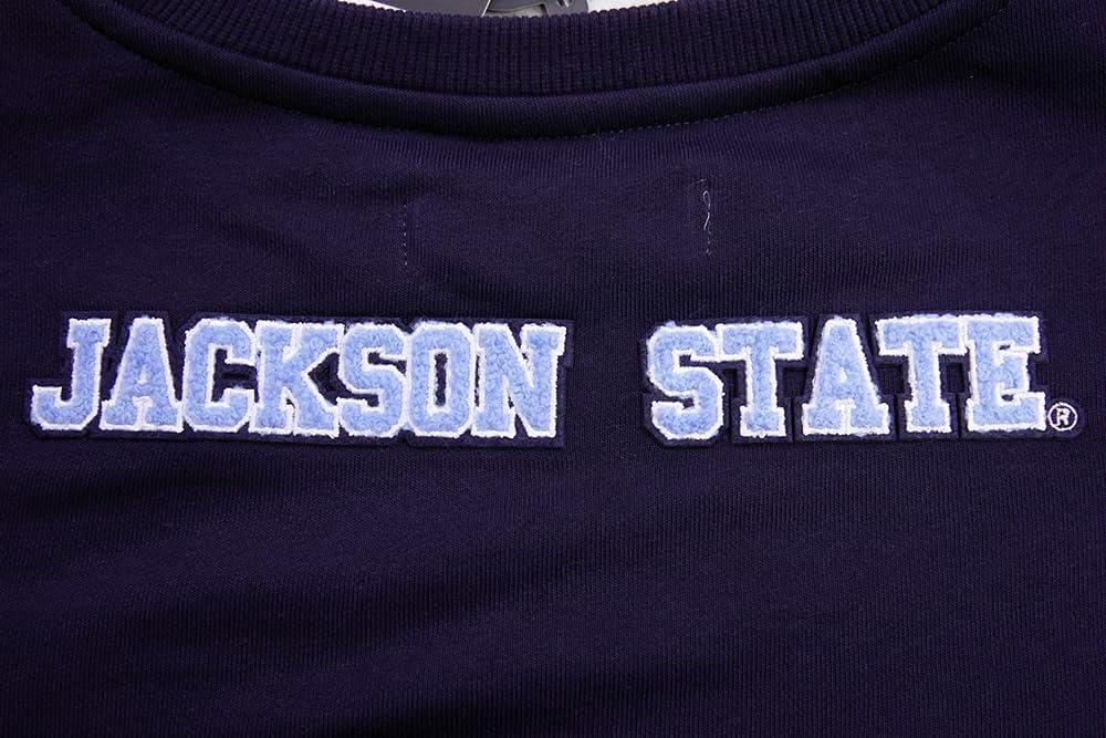 imagePro Standard NCAA womens Womens College Classic Essentials Brushed Back French Terry Crewneck SweatshirtMidnight Navy