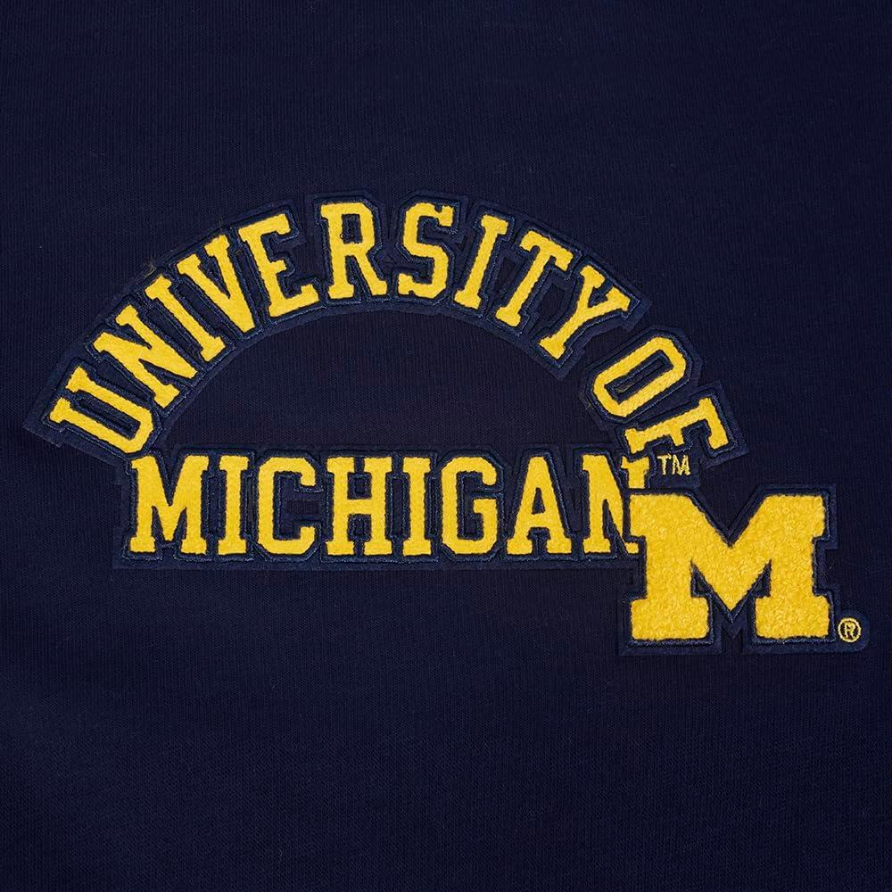 imagePro Standard NCAA womens Womens College Classic Essentials Brushed Back French Terry Crewneck SweatshirtMidnight Navy