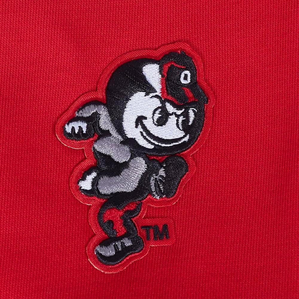 imagePro Standard NCAA womens Womens College Classic Essentials Brushed Back French Terry Crewneck SweatshirtRed