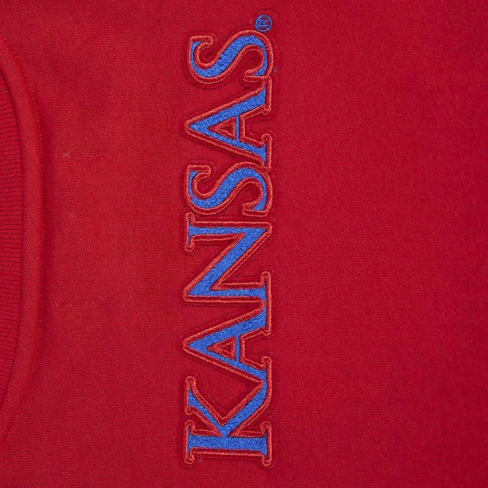 imagePro Standard NCAA womens Womens College Classic Essentials Brushed Back French Terry Crewneck SweatshirtRed