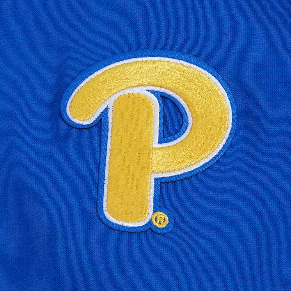 imagePro Standard NCAA womens Womens College Classic Essentials Brushed Back French Terry Crewneck SweatshirtRoyal Blue