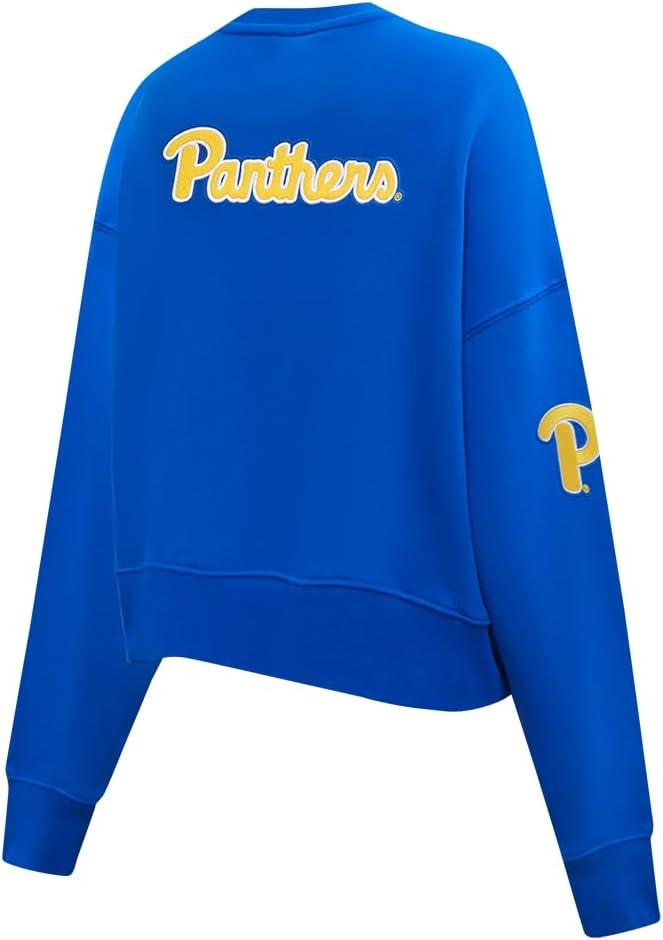imagePro Standard NCAA womens Womens College Classic Essentials Brushed Back French Terry Crewneck SweatshirtRoyal Blue