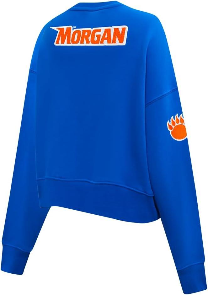 imagePro Standard NCAA womens Womens College Classic Essentials Brushed Back French Terry Crewneck SweatshirtRoyal Blue