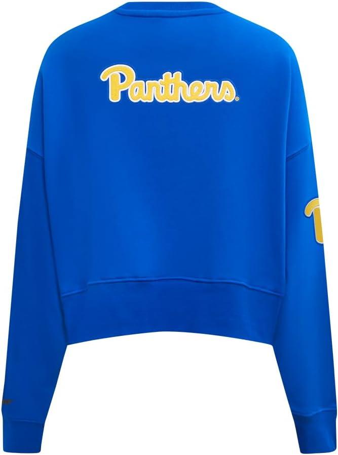 imagePro Standard NCAA womens Womens College Classic Essentials Brushed Back French Terry Crewneck SweatshirtRoyal Blue