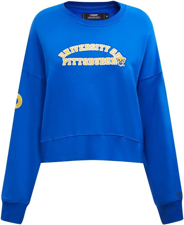 imagePro Standard NCAA womens Womens College Classic Essentials Brushed Back French Terry Crewneck SweatshirtRoyal Blue