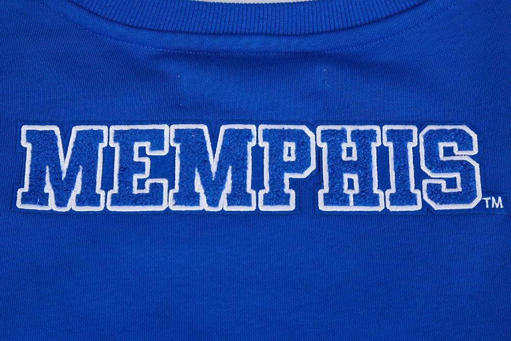 imagePro Standard NCAA womens Womens College Classic Essentials Brushed Back French Terry Crewneck SweatshirtRoyal Blue