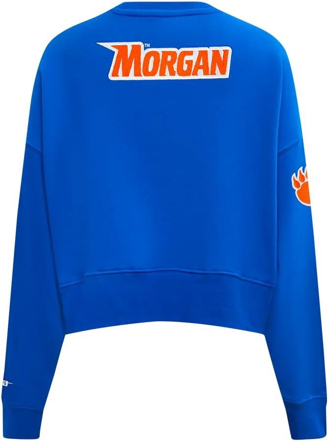 imagePro Standard NCAA womens Womens College Classic Essentials Brushed Back French Terry Crewneck SweatshirtRoyal Blue