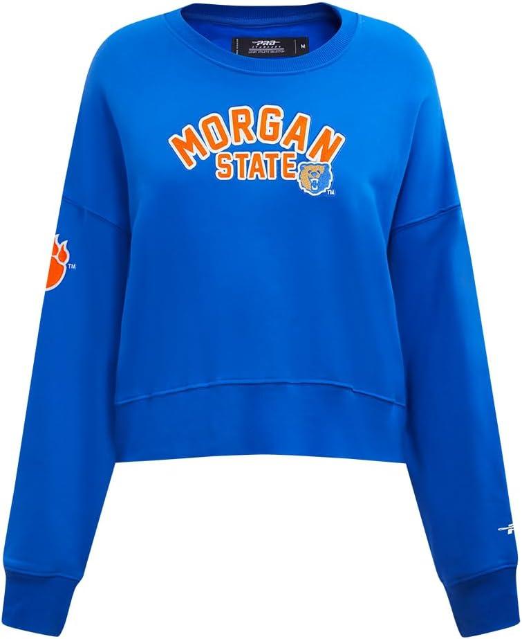 imagePro Standard NCAA womens Womens College Classic Essentials Brushed Back French Terry Crewneck SweatshirtRoyal Blue