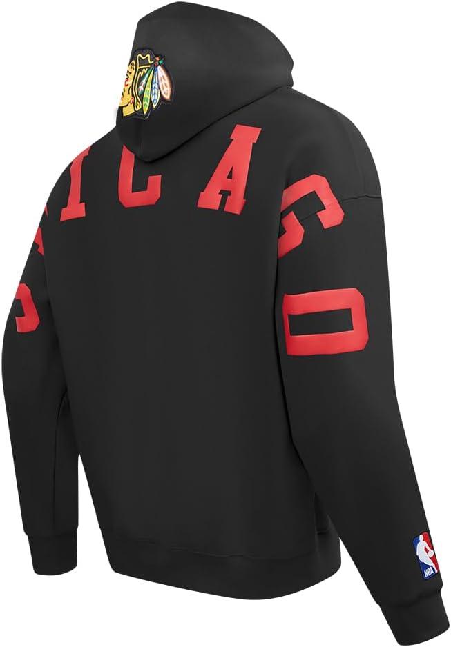 imagePro Standard NHL mens Mens Nhl Wingspan Fleece Pull Over HoodieBlack