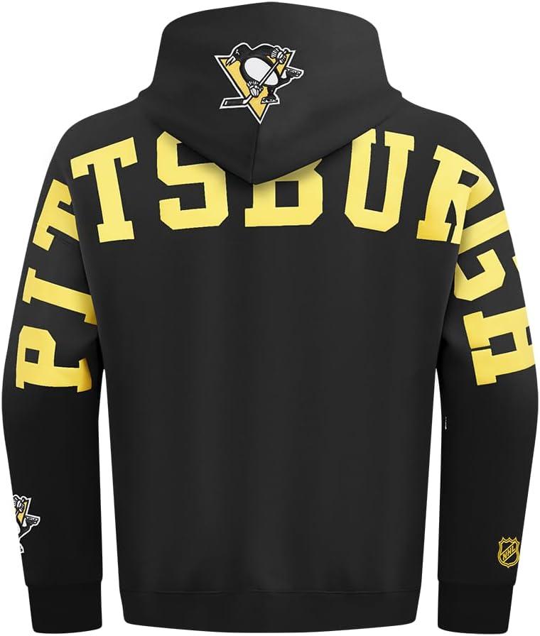 imagePro Standard NHL mens Mens Nhl Wingspan Fleece Pull Over HoodieBlack