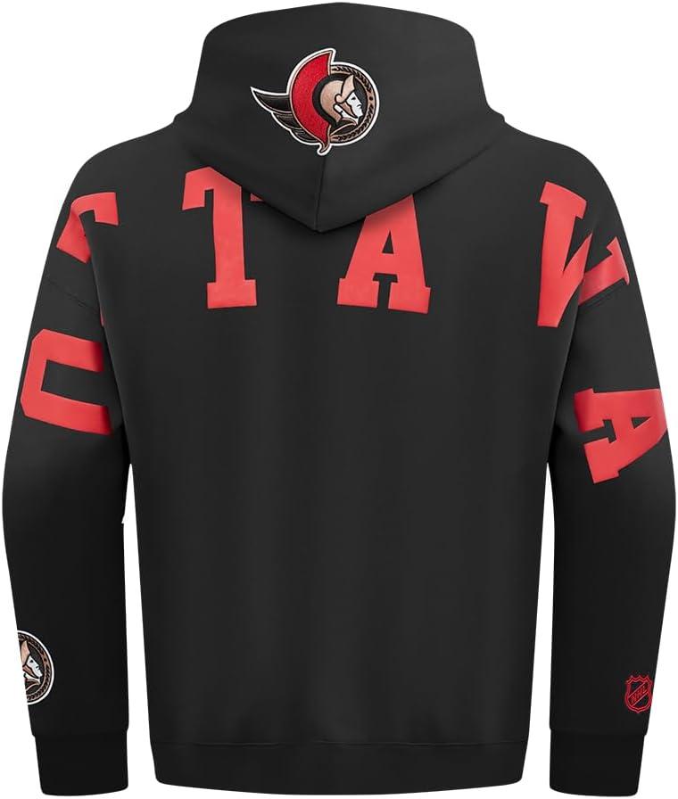 imagePro Standard NHL mens Mens Nhl Wingspan Fleece Pull Over HoodieBlack