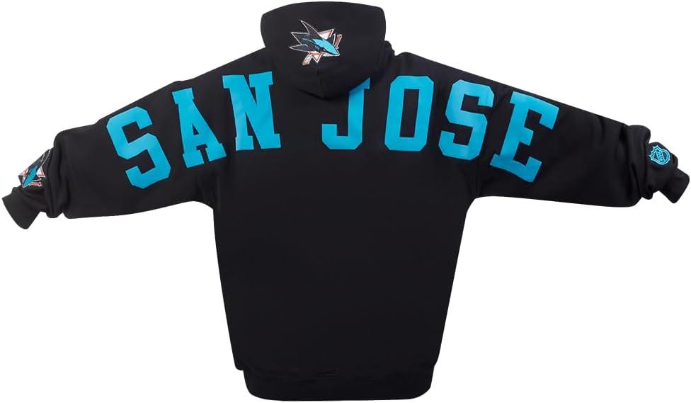 imagePro Standard NHL mens Mens Nhl Wingspan Fleece Pull Over HoodieBlack