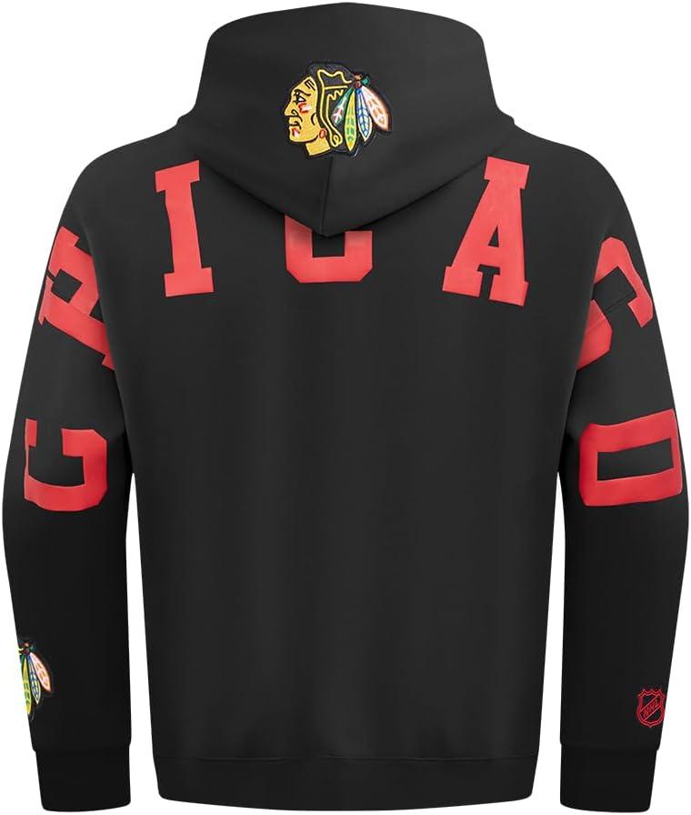imagePro Standard NHL mens Mens Nhl Wingspan Fleece Pull Over HoodieBlack