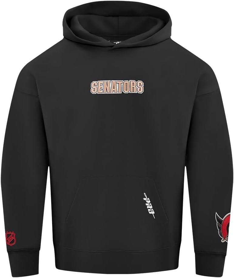 imagePro Standard NHL mens Mens Nhl Wingspan Fleece Pull Over HoodieBlack