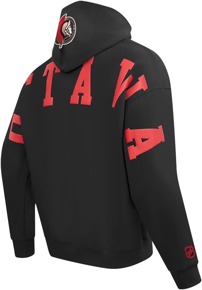 imagePro Standard NHL mens Mens Nhl Wingspan Fleece Pull Over HoodieBlack