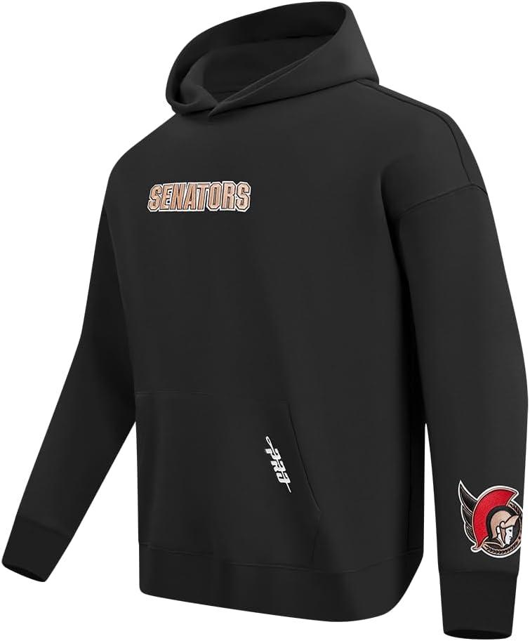 imagePro Standard NHL mens Mens Nhl Wingspan Fleece Pull Over HoodieBlack