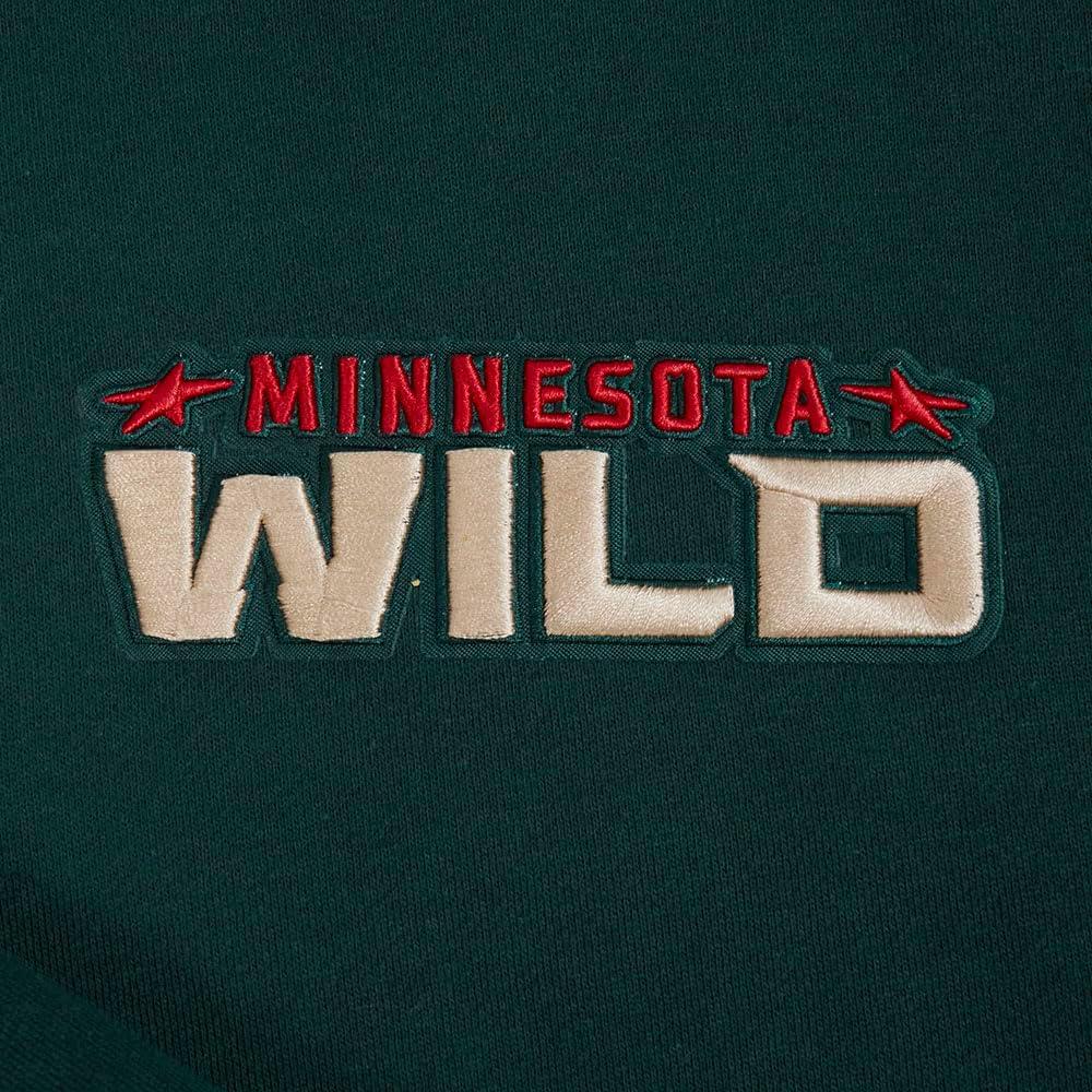 imagePro Standard NHL mens Mens Nhl Wingspan Fleece Pull Over HoodieForest Green