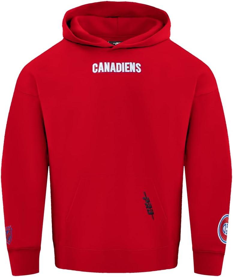 imagePro Standard NHL mens Mens Nhl Wingspan Fleece Pull Over HoodieRed