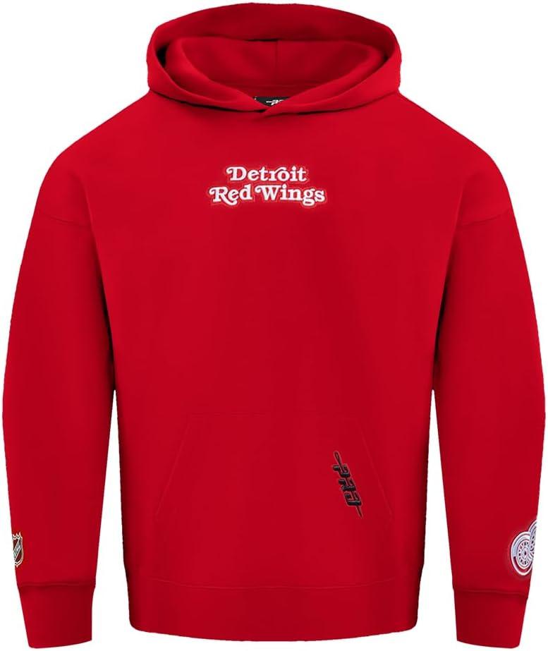 imagePro Standard NHL mens Mens Nhl Wingspan Fleece Pull Over HoodieRed