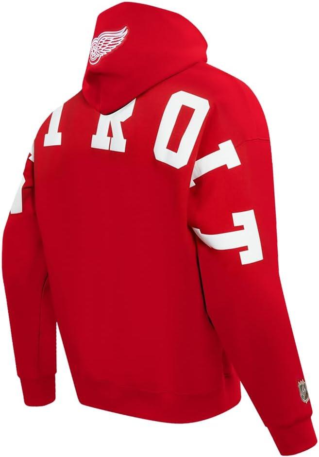 imagePro Standard NHL mens Mens Nhl Wingspan Fleece Pull Over HoodieRed
