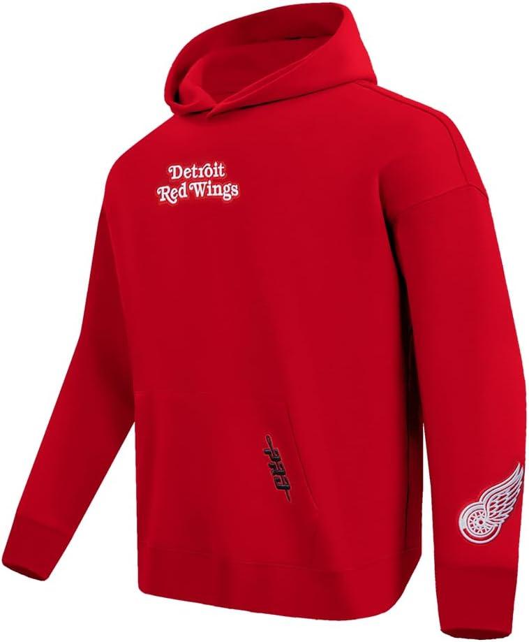 imagePro Standard NHL mens Mens Nhl Wingspan Fleece Pull Over HoodieRed