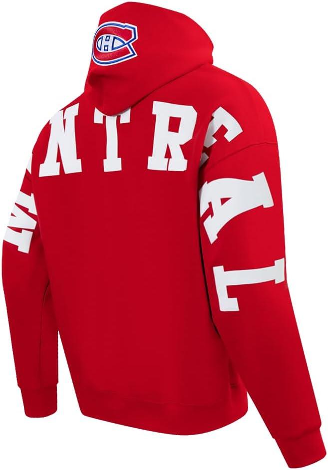 imagePro Standard NHL mens Mens Nhl Wingspan Fleece Pull Over HoodieRed