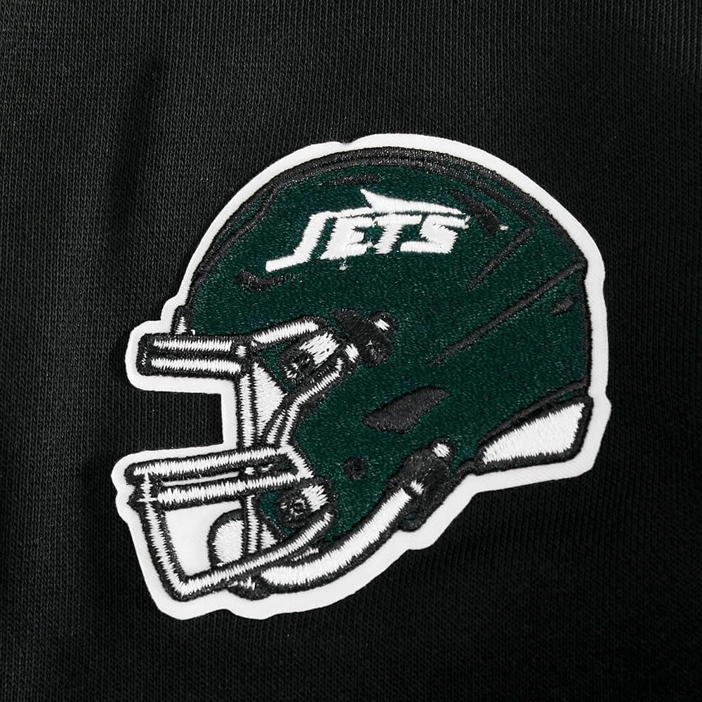 imagePro Standard Womens NFL Classic Chenille Brushed Back French Terry Crewneck SweatshirtBlack