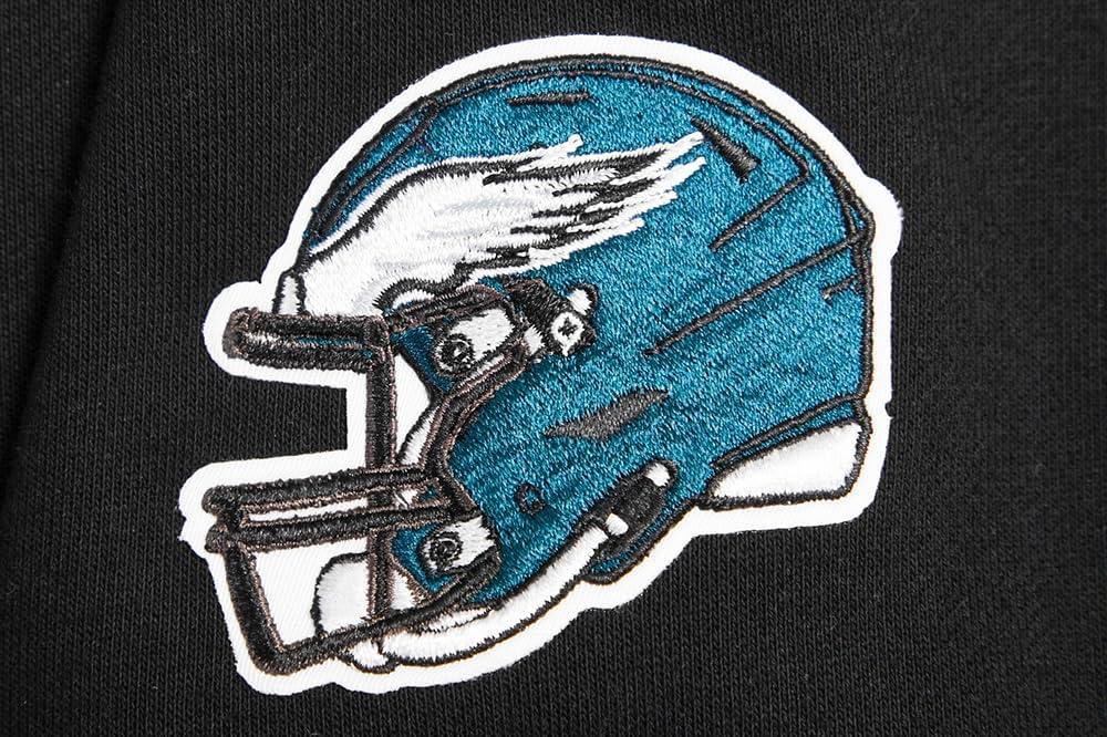 imagePro Standard Womens NFL Classic Chenille Brushed Back French Terry Crewneck SweatshirtBlack