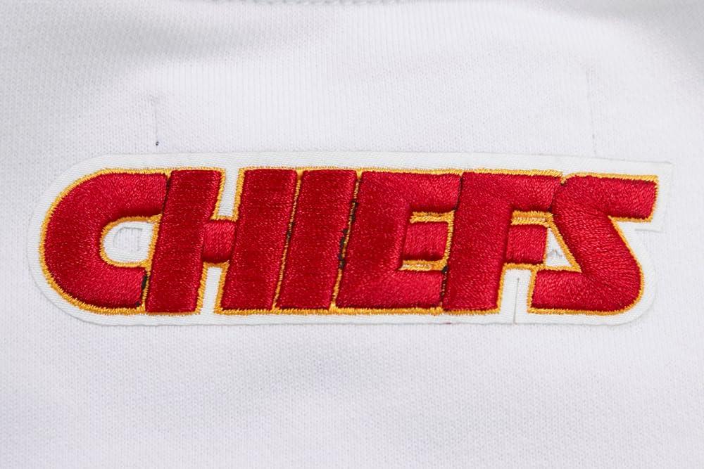 imagePro Standard Womens NFL Classic Chenille Brushed Back French Terry Crewneck SweatshirtWhite