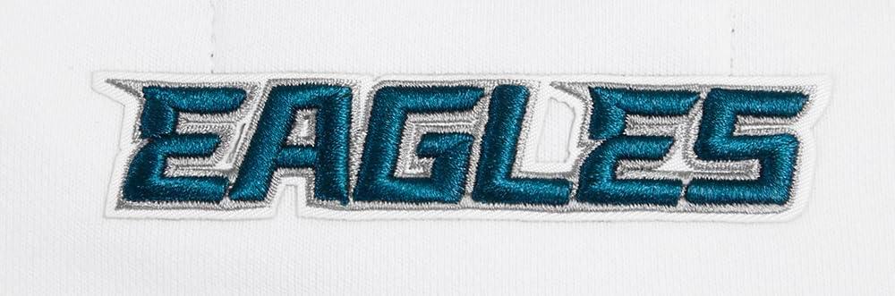 imagePro Standard Womens NFL Classic Chenille Brushed Back French Terry Crewneck SweatshirtWhite