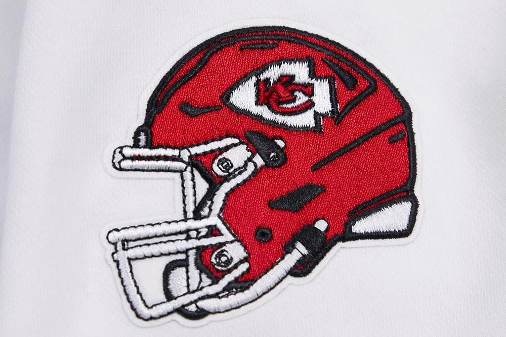 imagePro Standard Womens NFL Classic Chenille Brushed Back French Terry Crewneck SweatshirtWhite