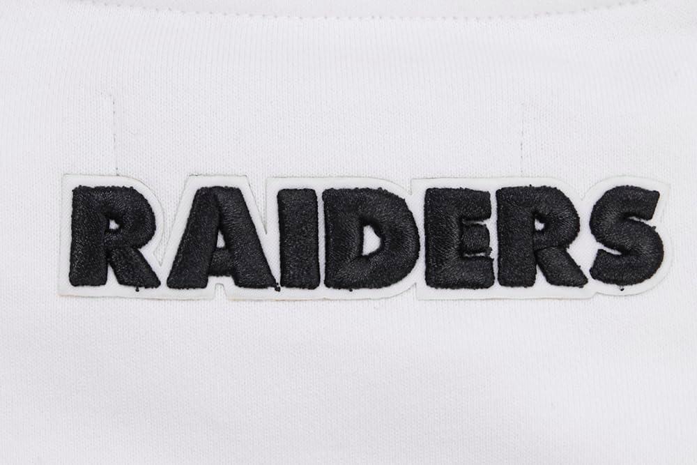imagePro Standard Womens NFL Classic Chenille Brushed Back French Terry Crewneck SweatshirtWhite