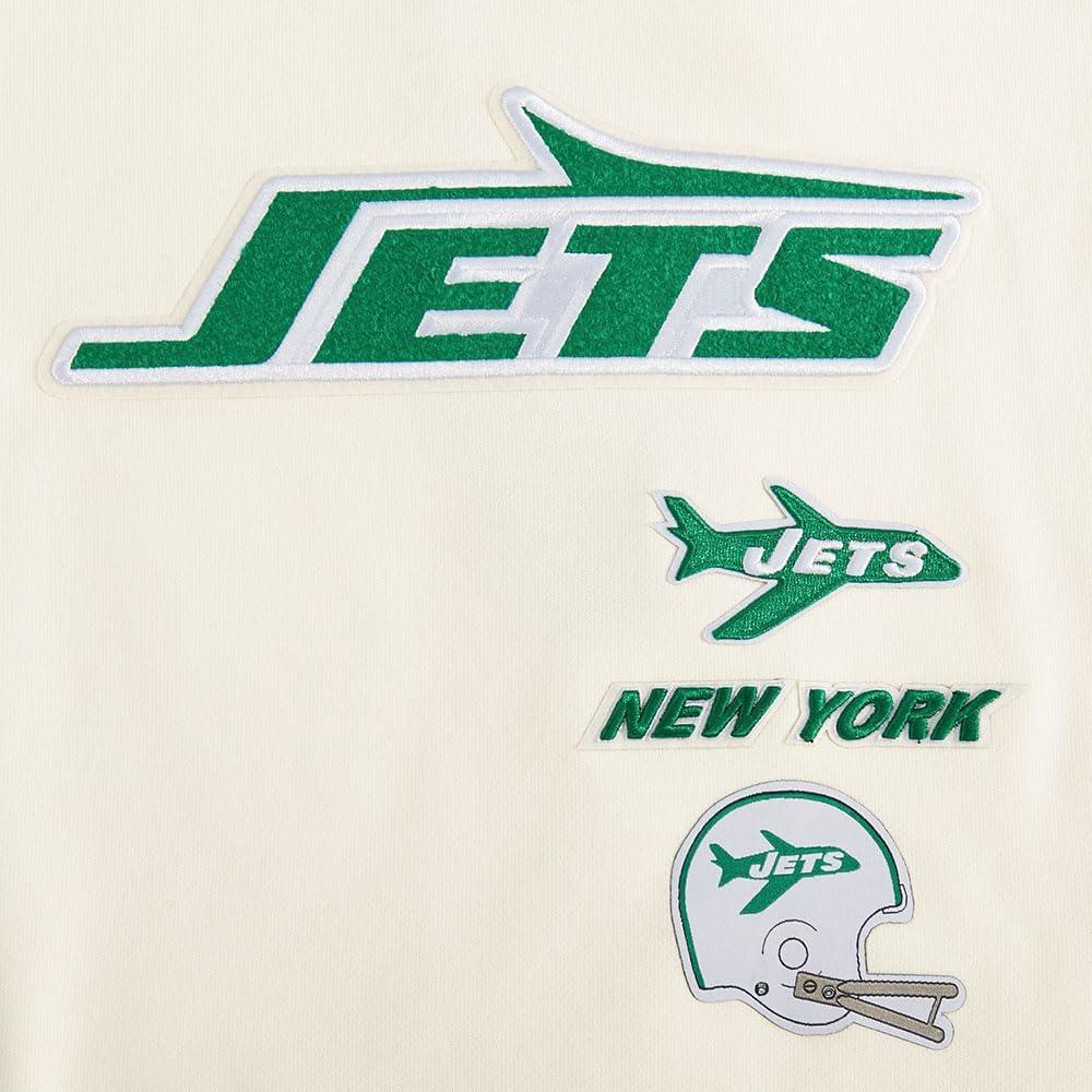 imagePro Standard Womens NFL Retro Classics Brushed Back French Terry Crewneck SweatshirtEggshell Kelly Green