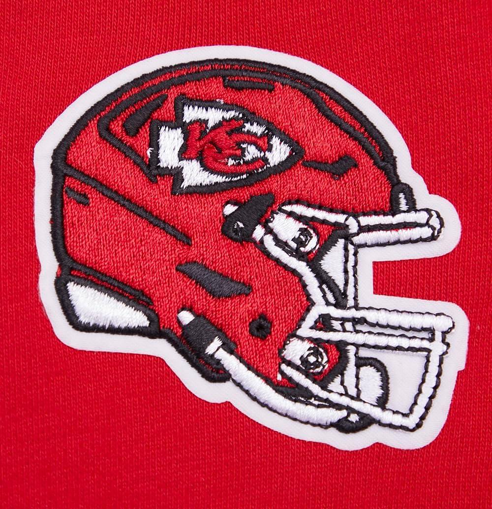 imagePro Standard Womens NFL Retro Classics Brushed Back French Terry Crewneck SweatshirtRed