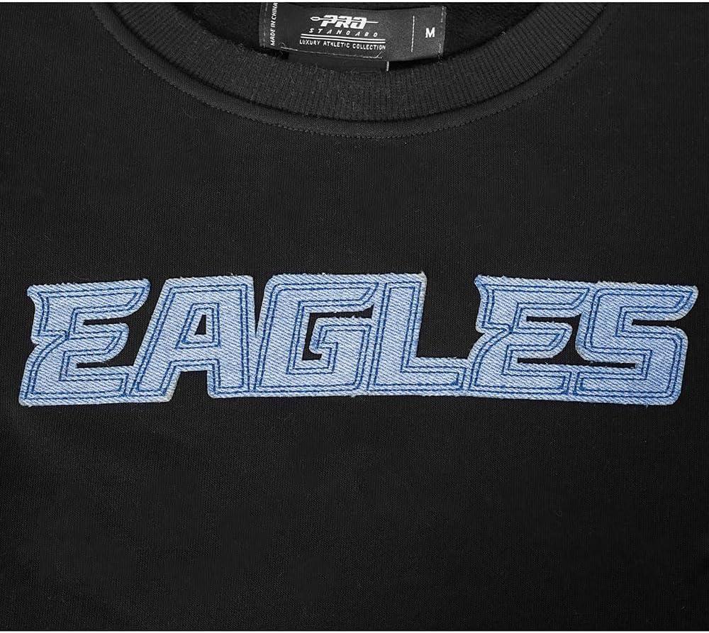 imagePro Standard Womens NFL Varsity Blues Brushed Back French Terry Crewneck SweatshirtBlack