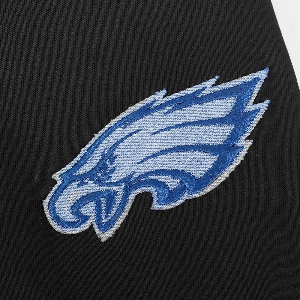 imagePro Standard Womens NFL Varsity Blues Brushed Back French Terry Crewneck SweatshirtBlack