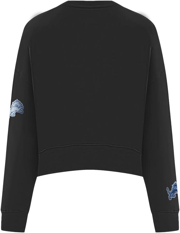 imagePro Standard Womens NFL Varsity Blues Brushed Back French Terry Crewneck SweatshirtBlack