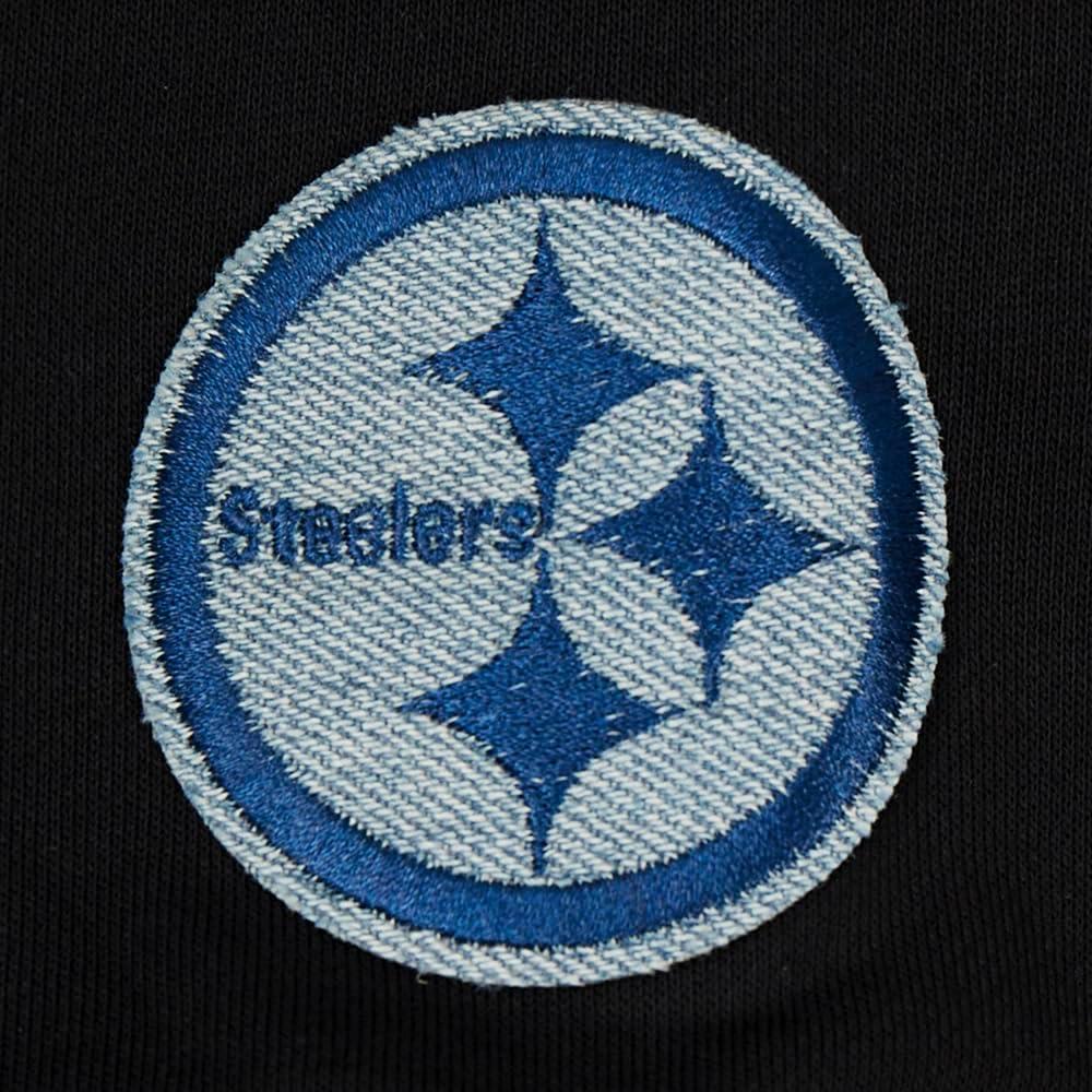imagePro Standard Womens NFL Varsity Blues Brushed Back French Terry Crewneck SweatshirtBlack