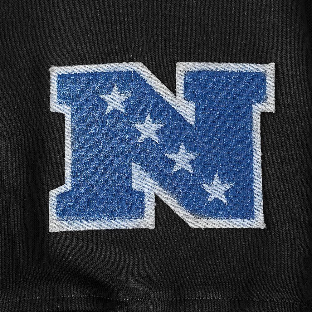 imagePro Standard Womens NFL Varsity Blues Brushed Back French Terry Crewneck SweatshirtBlack