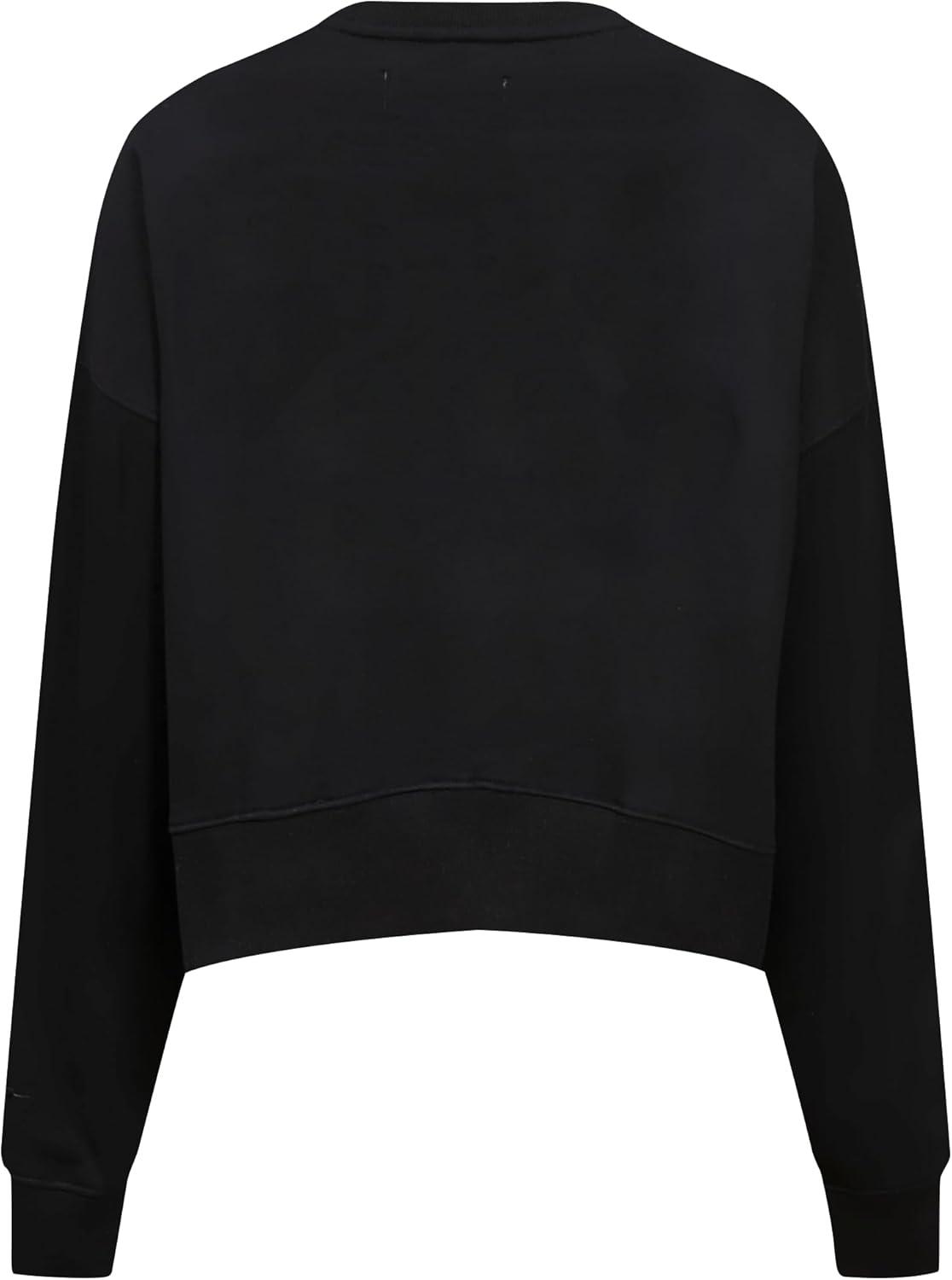 imagePro Standard Womens NFL Varsity Blues Brushed Back French Terry Crewneck SweatshirtBlack