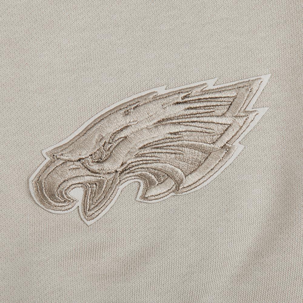 imagePro Standard Womens NFL Wingspan Brushed Back French Terry Crewneck SweatshirtTaupe