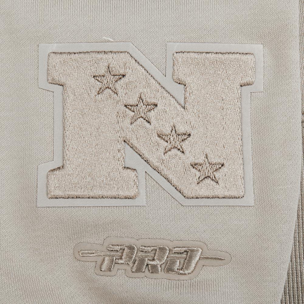 imagePro Standard Womens NFL Wingspan Brushed Back French Terry Crewneck SweatshirtTaupe